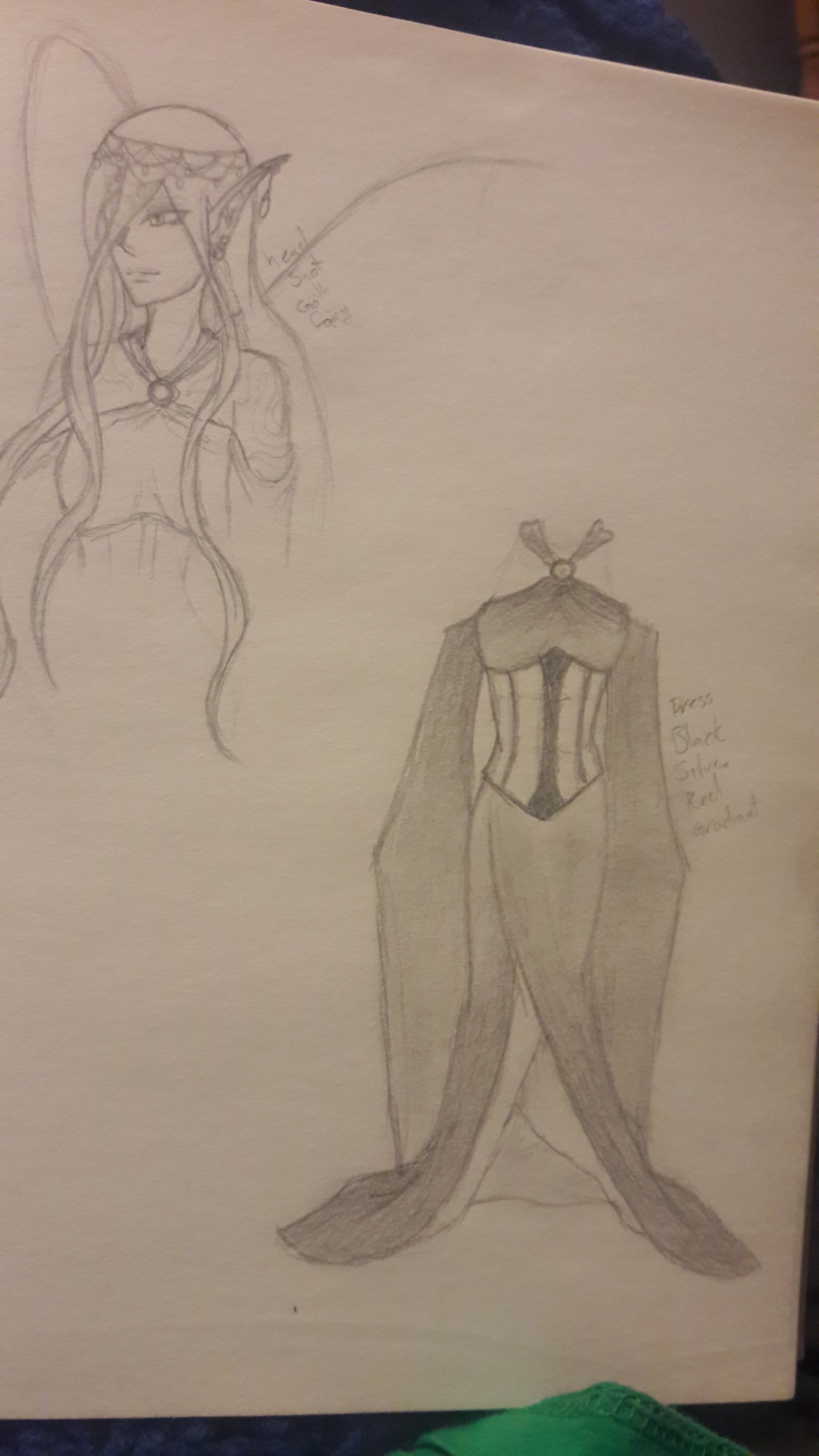 1920x3413 Kiera Balko - Dark Fairy Sketch