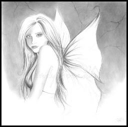 256x254 Drawings Of Dark Fairies - Dark Fairy Sketch