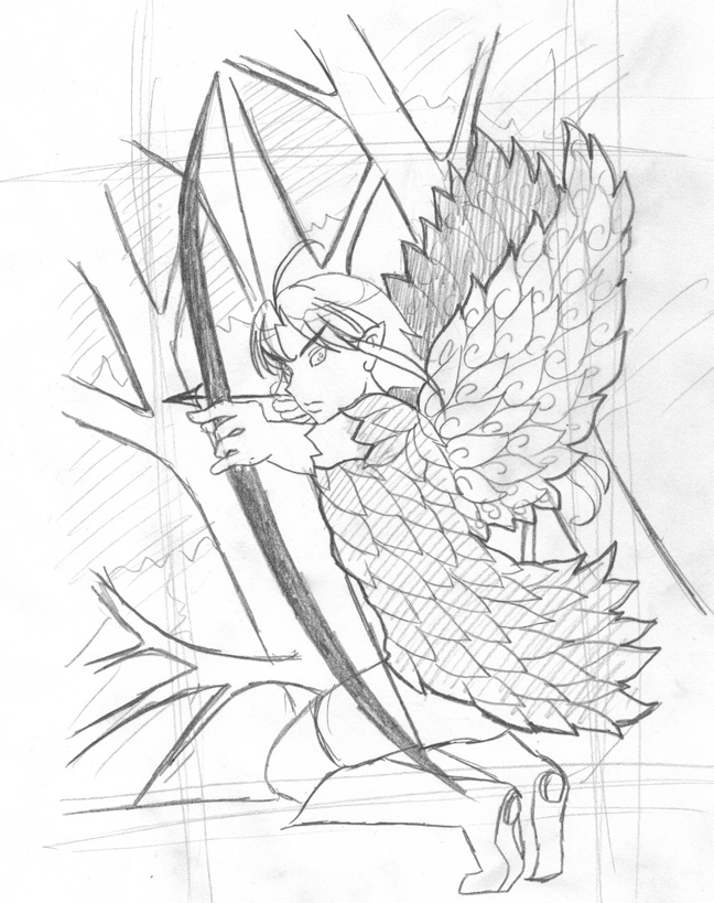 648x819 Dark Fairy Sketch By Korimichele - Dark Fairy Sketch