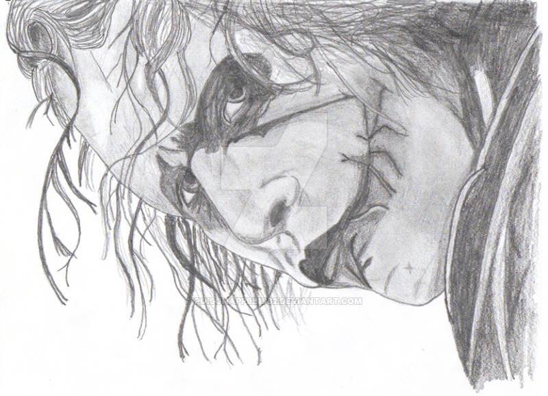 800x578 Heath Ledger Dark Knight Joker By Poisonapple1982 - Dark Knight Joker Sketch