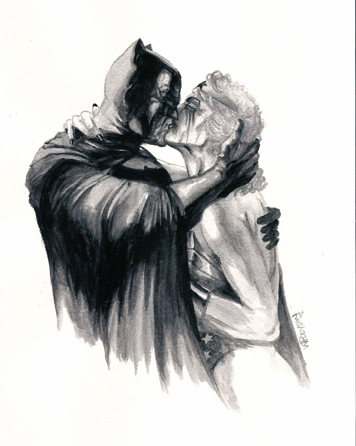719x900 Will Pleydon - Dark Knight Sketch