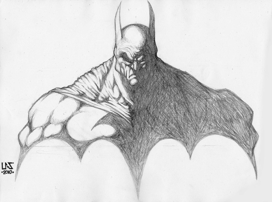900x670 Batman Dark Knight - Dark Knight Sketch
