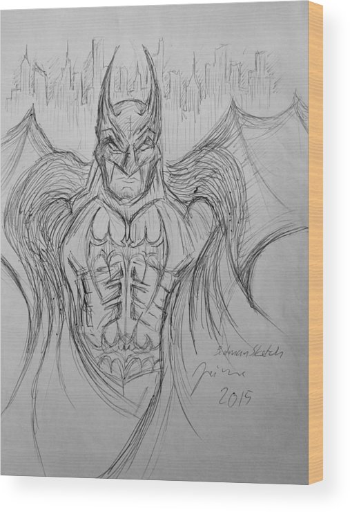 Dark Knight Sketch at PaintingValley.com | Explore collection of Dark ...