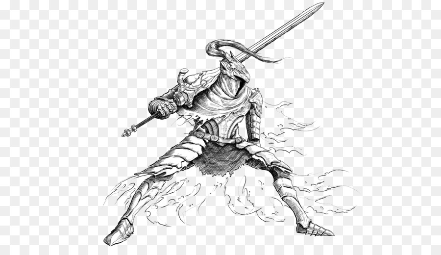 900x520 Dark Souls Ii Bloodborne Line Art Sketch - Dark Souls Sketch