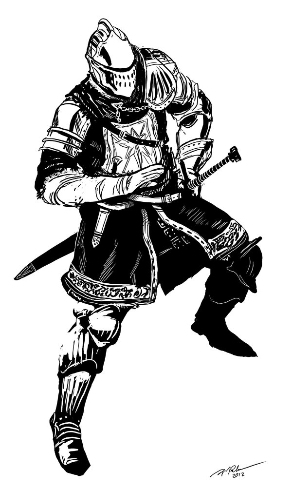 600x1005 Dark Souls Sketch By Arvalis - Dark Souls Sketch