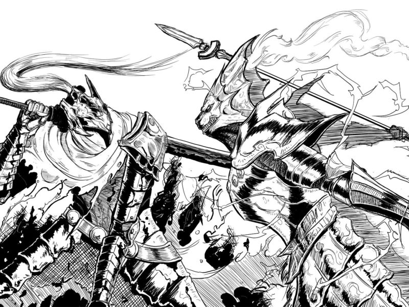 800x600 Sketch Dark Souls Wallpaper - Dark Souls Sketch