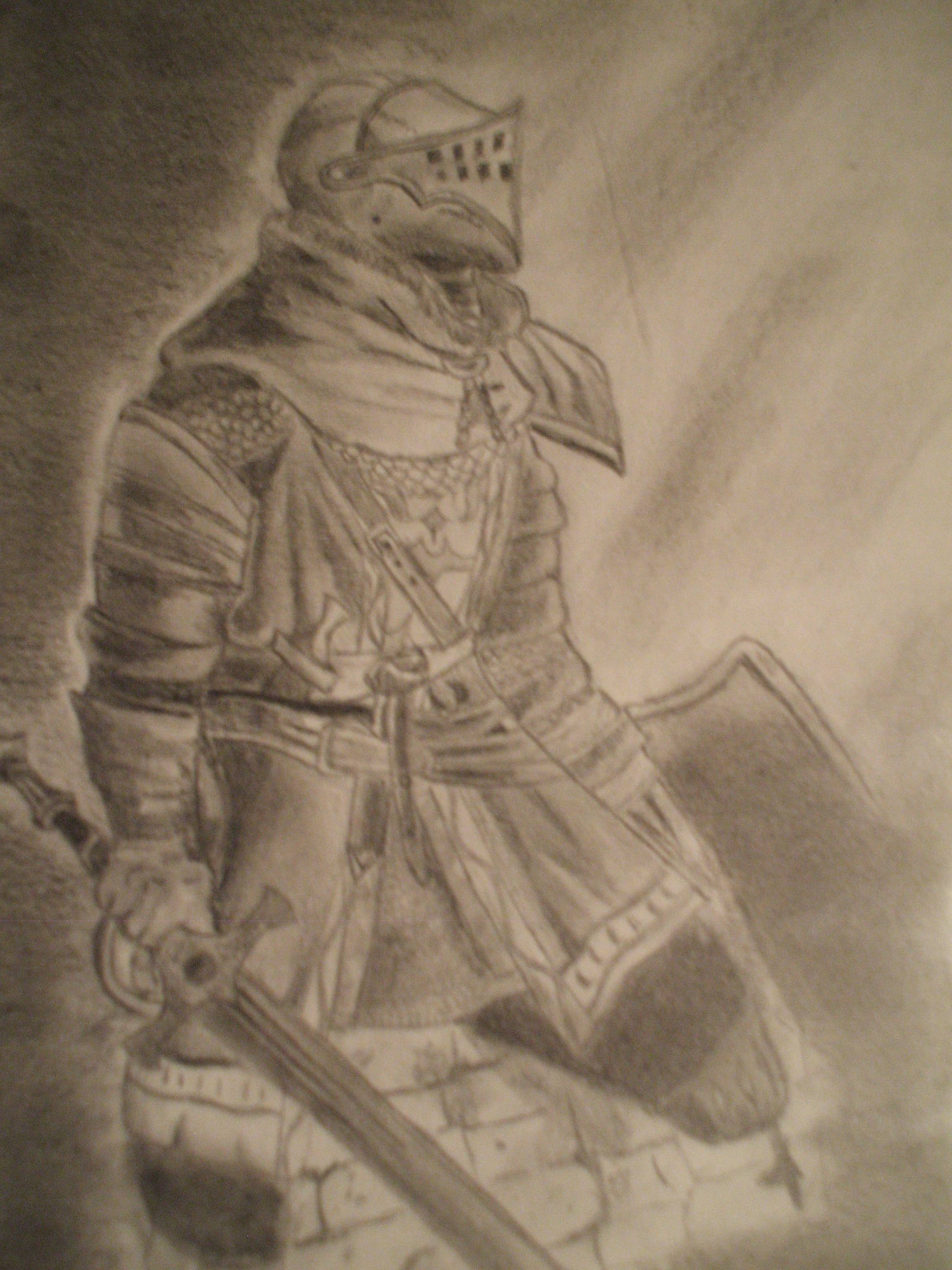 2304x3072 Sketch Of Dark Souls I Did Today... Gaming - Dark Souls Sketch