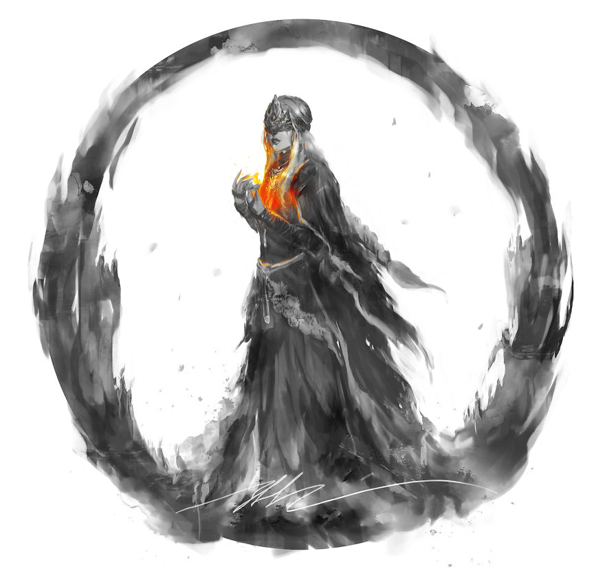 880x827 Soulstober 31 Characters From The Darksouls Series That I Drew - Dark Souls Sketch