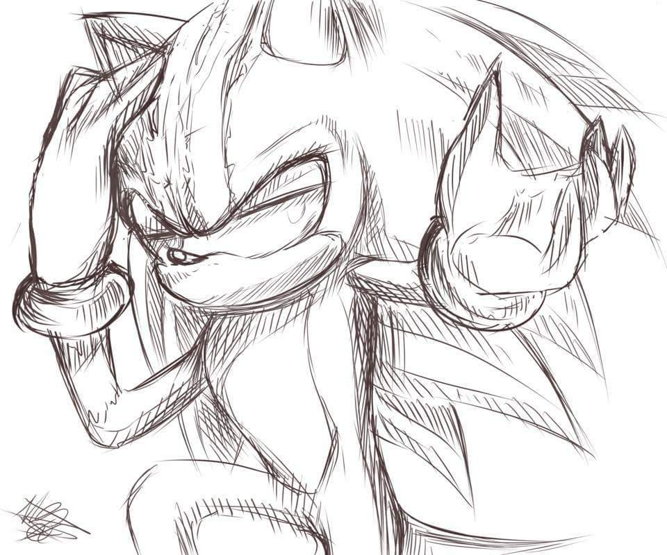 960x800 Dark Spine Sonic The Darkest Part Me. Sketch Sonic The - Darkest Sketch