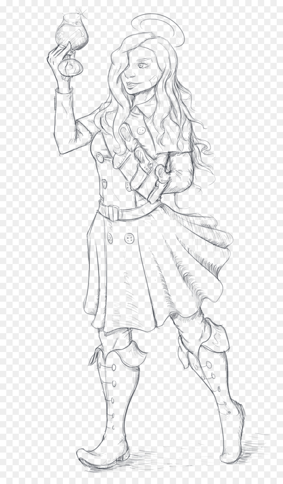 900x1540 Sketch Drawing Shoe Illustration Cartoon - Darkest Sketch