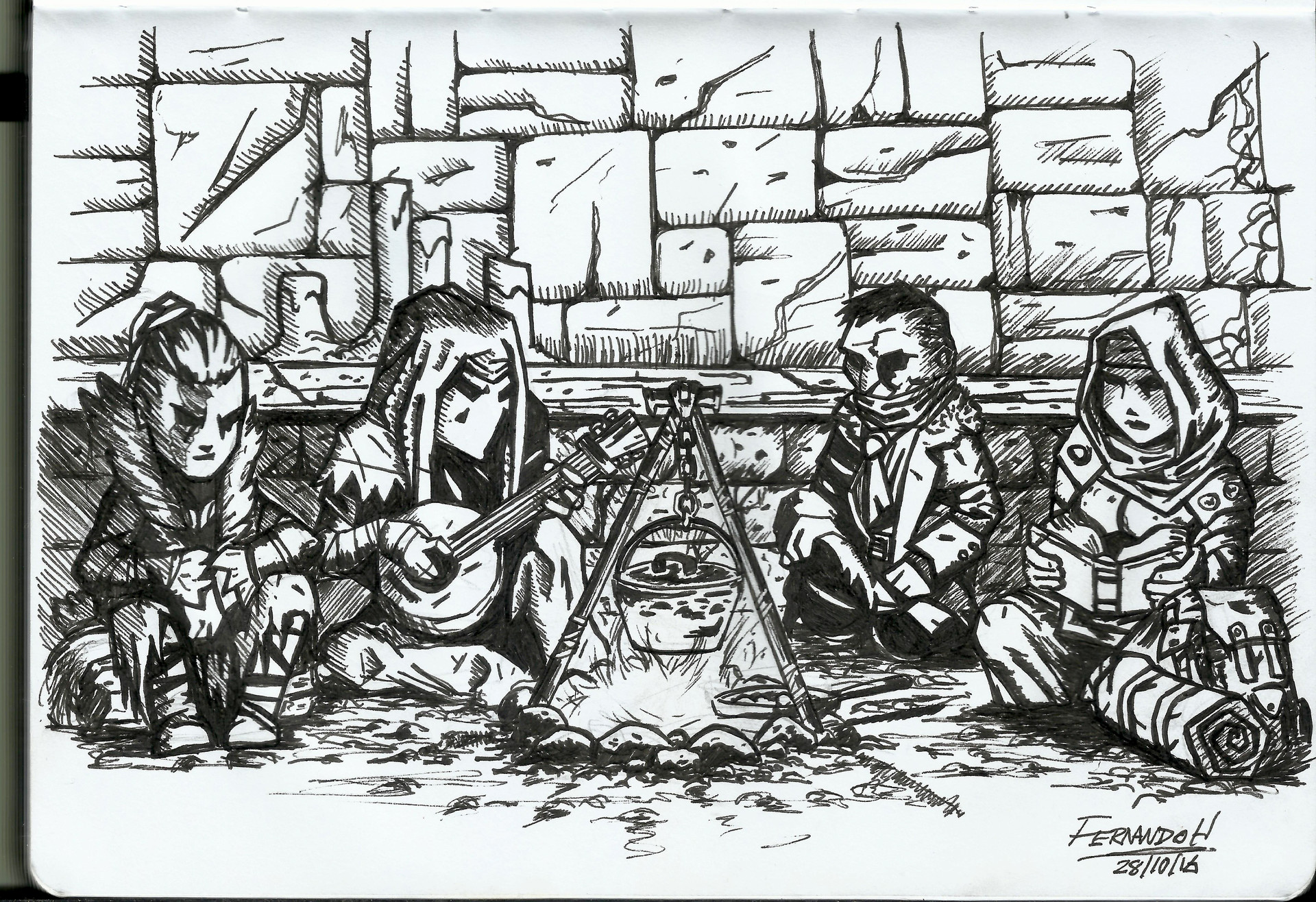 1920x1316 Artstation - Darkest Sketch