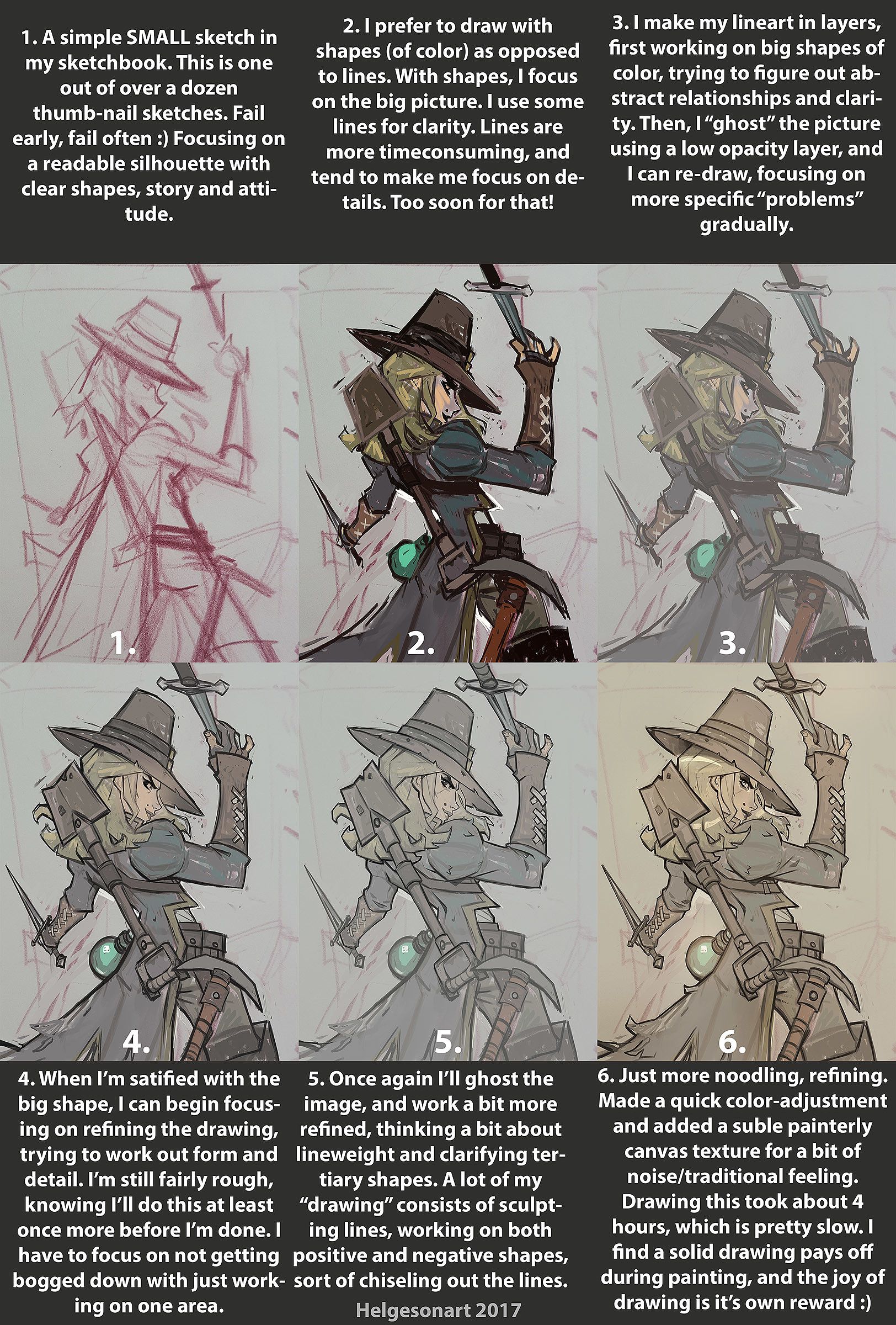 1624x2400 Artstation - Darkest Sketch