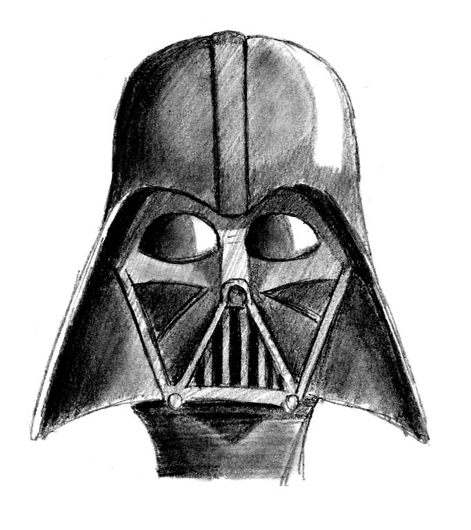 683x769 Mask Of Darth Vader By Mdtartist83 - Darth Vader Mask Sketch