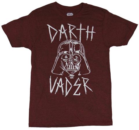 480x451 Star Wars Mens T Shirt - Darth Vader Mask Sketch