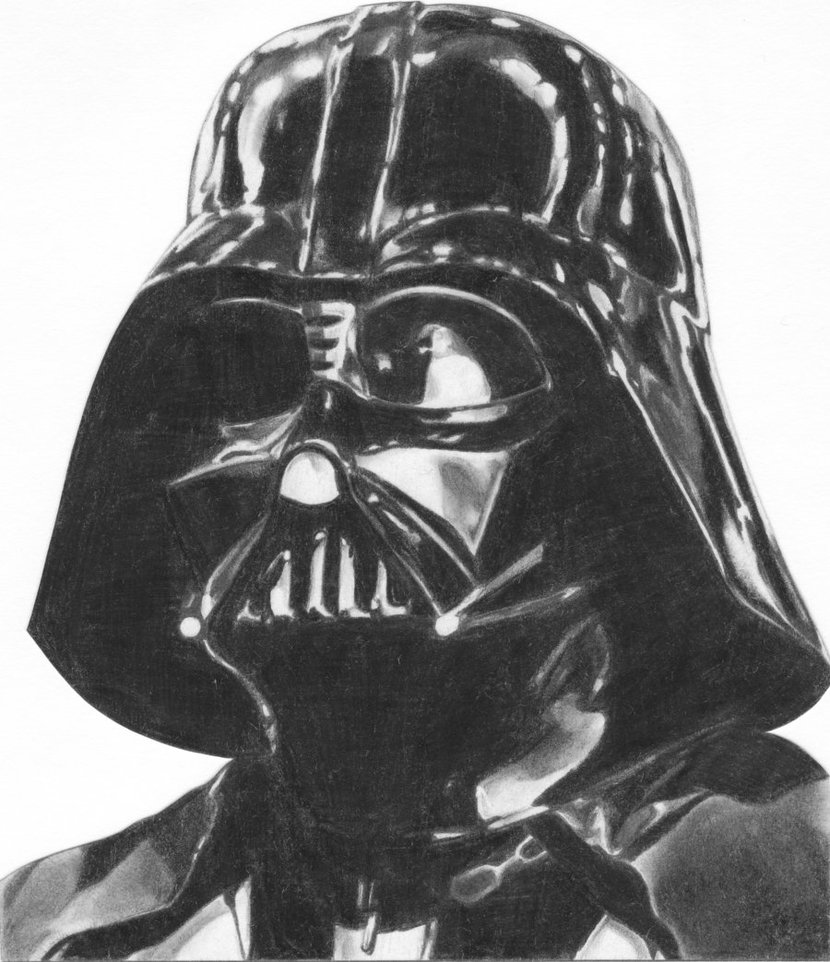 Darth Vader Pencil Sketch at PaintingValley.com | Explore collection of ...