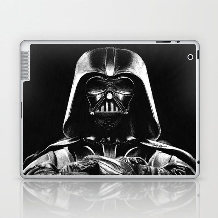 700x700 Darth Vader Pencil Drawing Laptop Amp Ipad Skin By Gansherrhie - Darth Vader Pencil Sketch