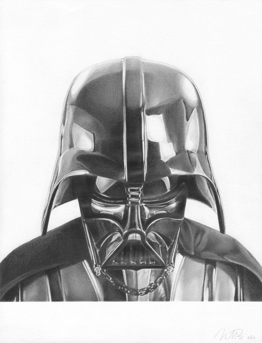 900x1178 Here Is A Pencil Drawing Of Darth Vader. Amazing Drawings - Darth Vader Pencil Sketch