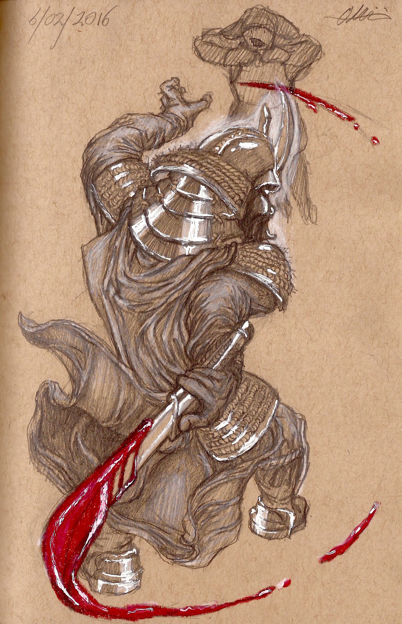 1535x2383 Artstation - Darth Vader Sketch