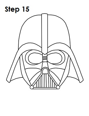300x388 How To Draw Darth Vader - Darth Vader Sketch