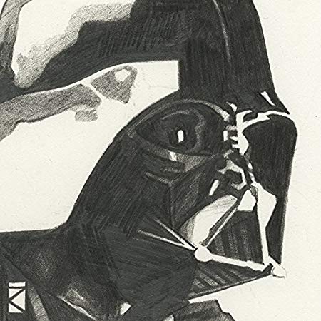 450x450 Star Wars Wdc91219 Darth Vader Sketch Canvas Print, Cotton - Darth Vader Sketch