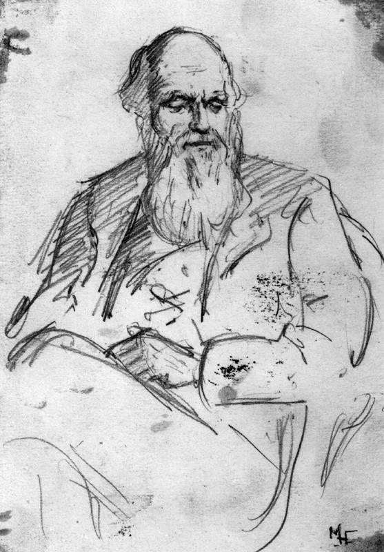557x800 Filecharles Darwin Sketch By Marion Collier, 1878.jpg - Darwin Sketches