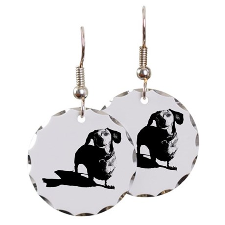 460x460 Daschund Sketch Earring By Lilsmartypantz5 - Daschund Sketch