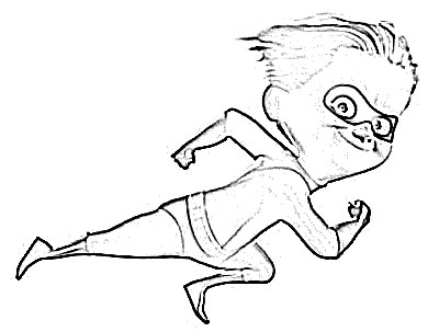 400x303 Dash Cartoon Sketch - Dash Sketch