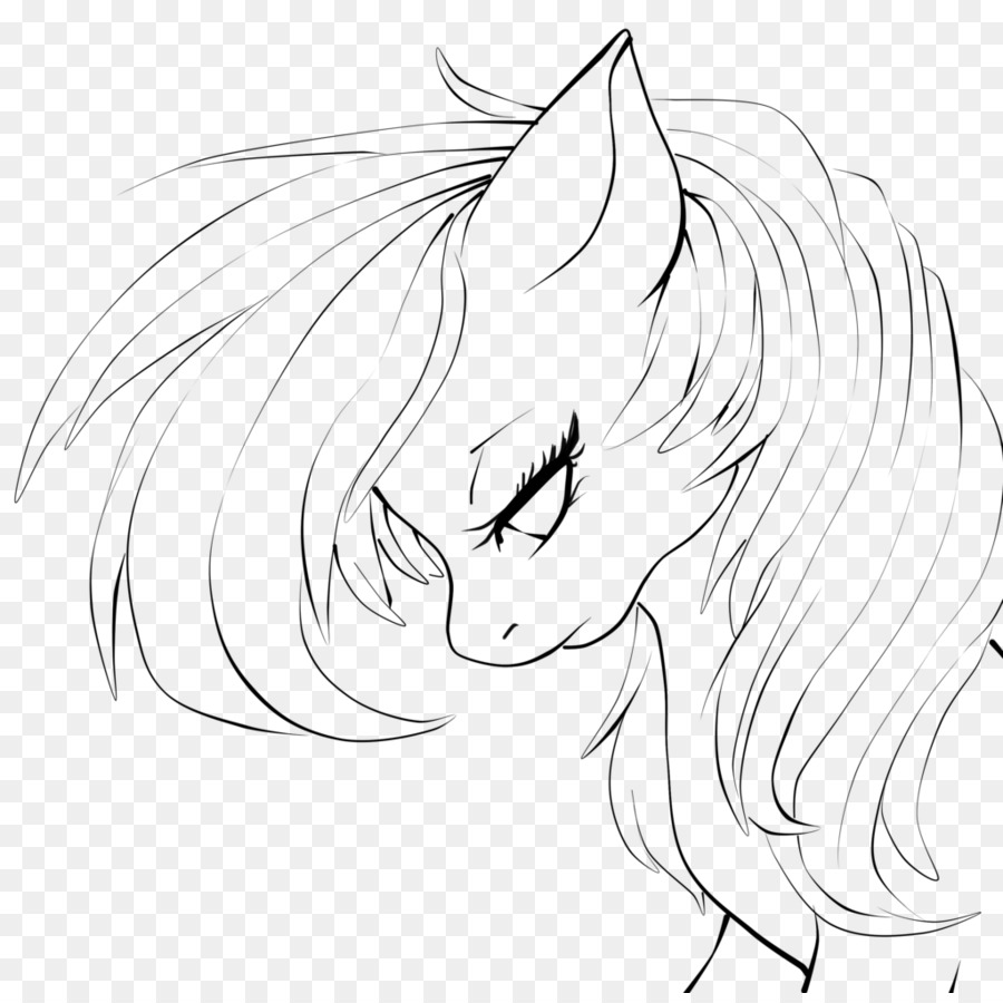 900x900 Pony Rainbow Dash Mane Line Art Sketch - Dash Sketch