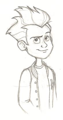 218x414 Teenage Dash Sketch By Pixarvixen - Dash Sketch