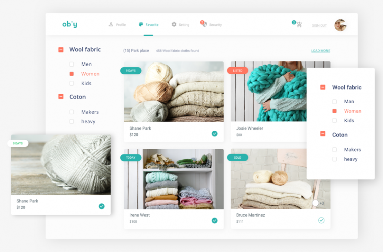 759x500 Ecomerce App Dashboard - Dashboard Sketch