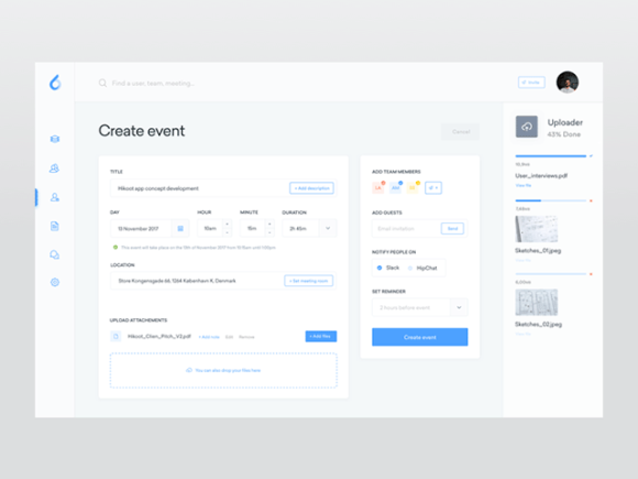 580x435 Ooto A Free Dashboard Template For Sketch - Dashboard Sketch