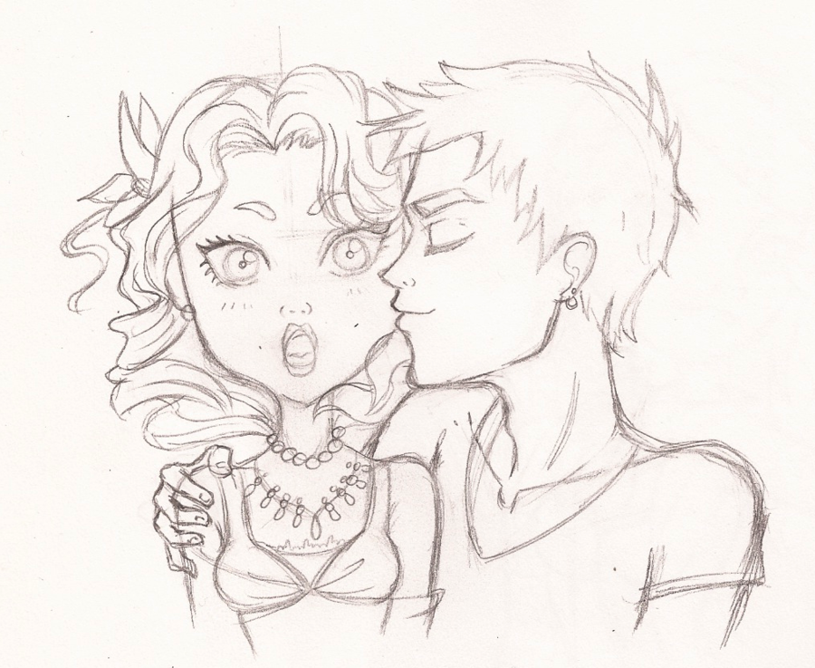 900x737 First Date Sketch.... By Ferm19 - Date Sketch