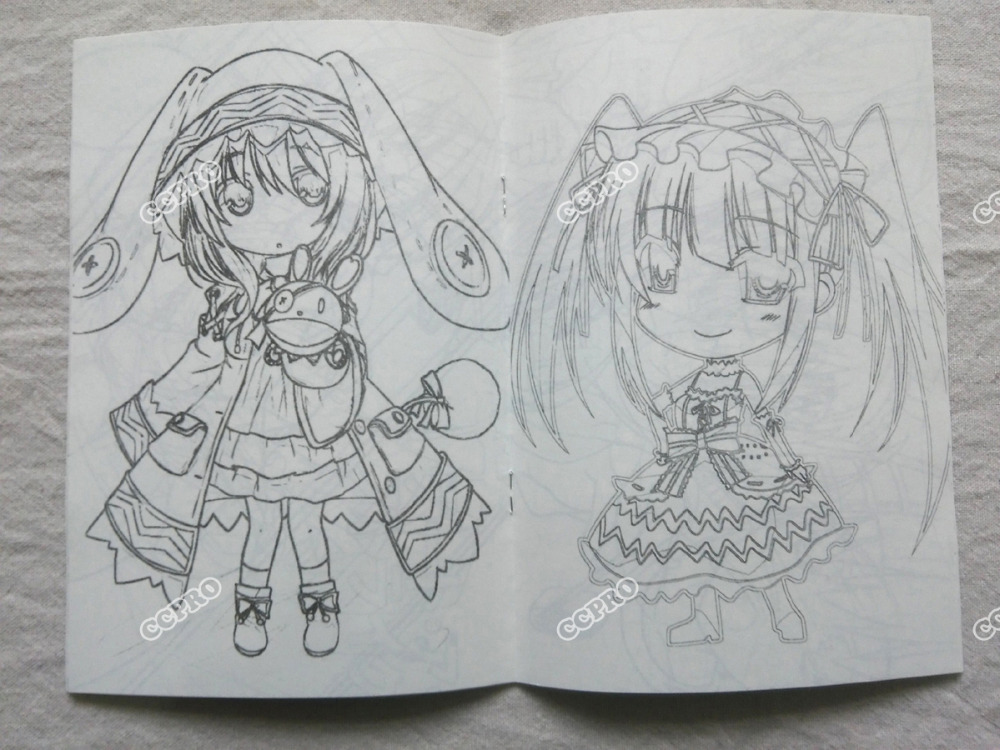 1000x750 Sketch Booklet With Japanese Anime Date A Live Tokisaki Kurumi - Date Sketch
