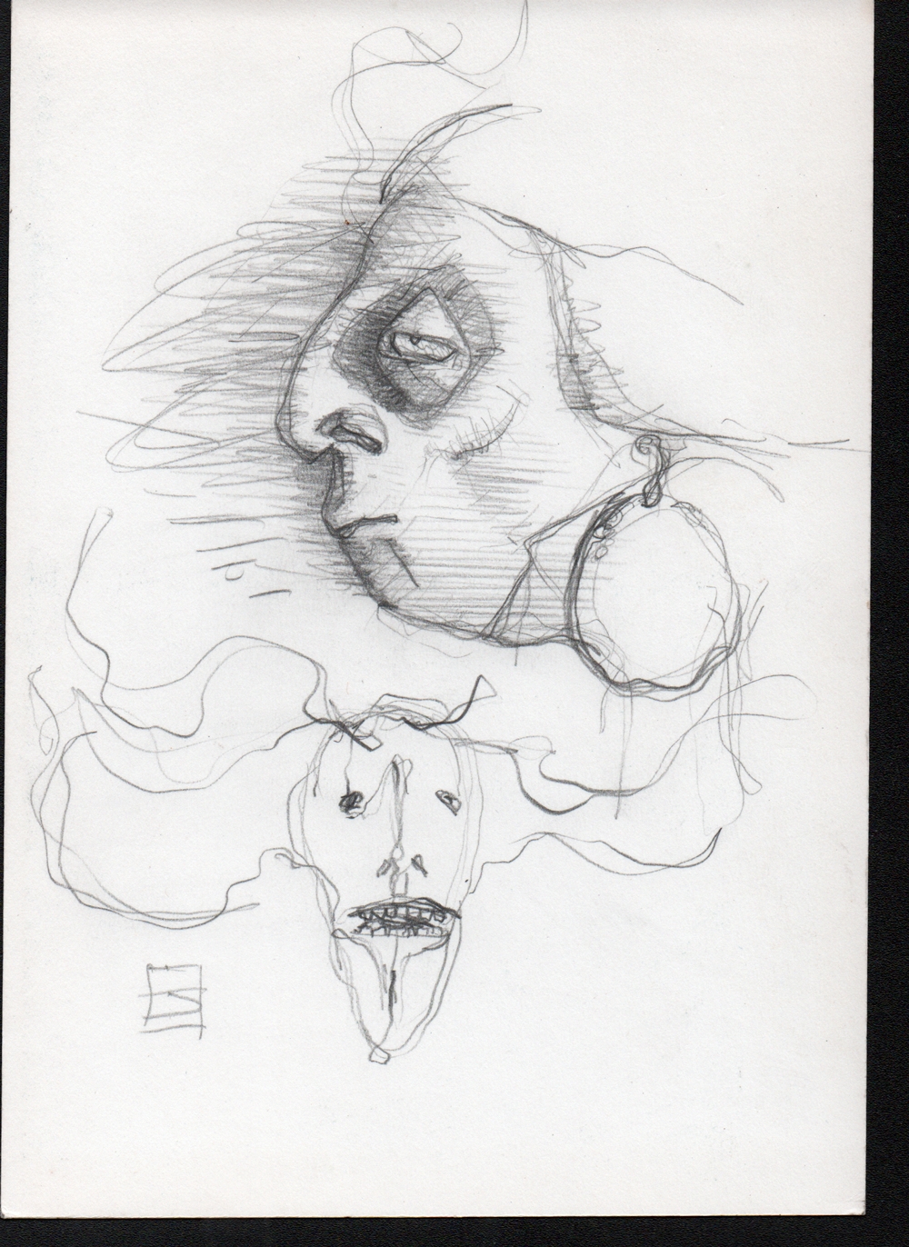1000x1372 Sketch By Jeffrey Catherine Jones (Date Unknown), In Brian - Date Sketch