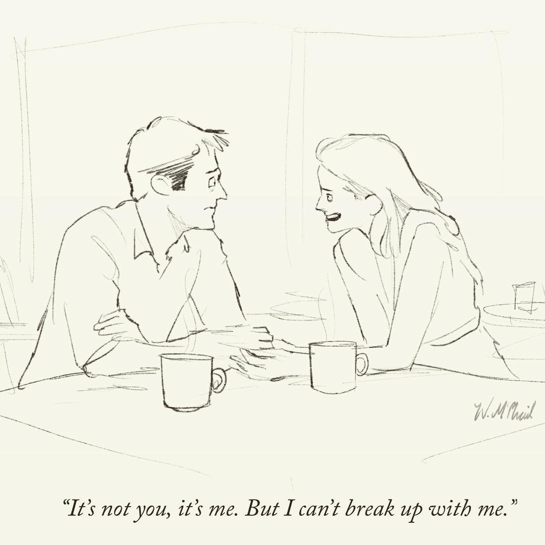 1080x1080 These Hilarious Illustrations About Modern Dating Are As Dark As - Dating Sketch