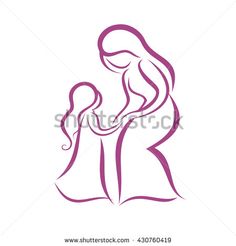 236x246 Mother Daughter Sketch - Daughter Sketch