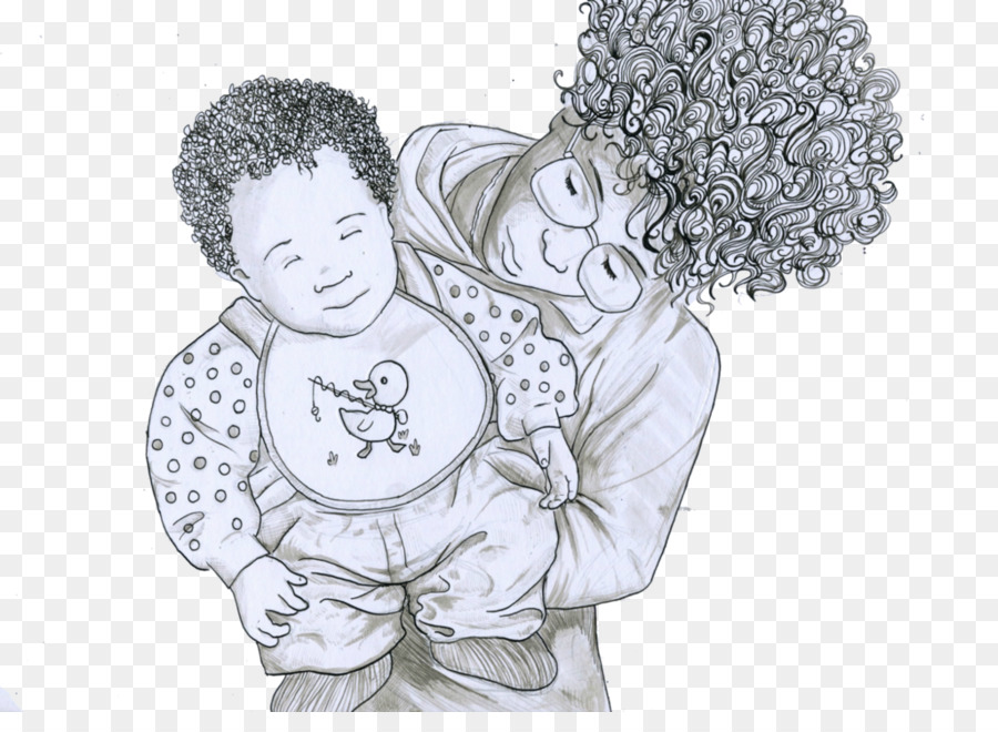 900x660 Drawing Art Human Behavior Sketch - Daughter Sketch