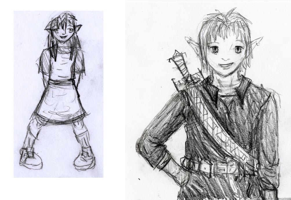 1005x692 Father And Daughter Sketch By Sargentsnarky - Daughter Sketch