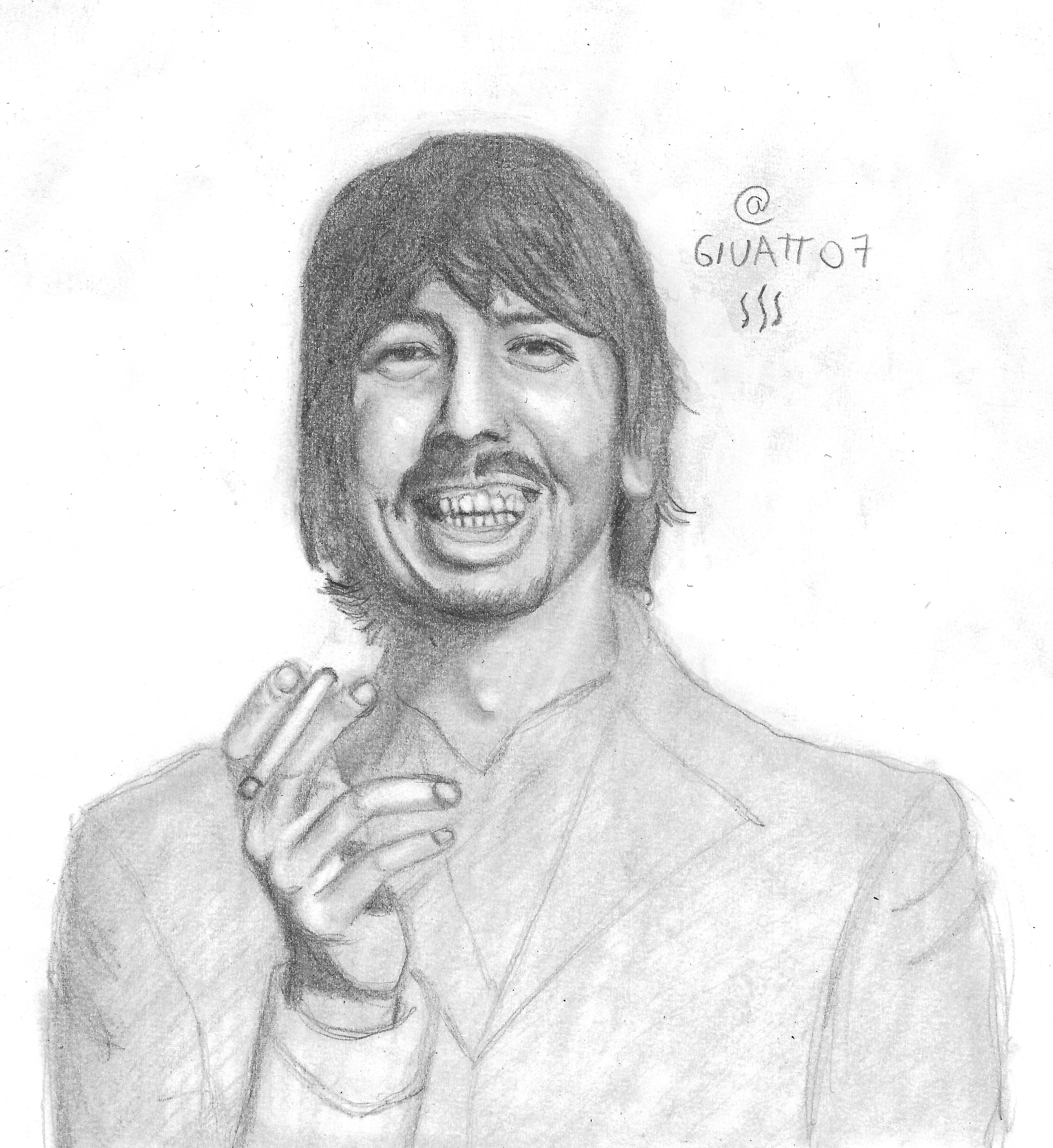 4157x4535 Dave Grohl Sketch Portrait Steemit - Dave Grohl Sketch