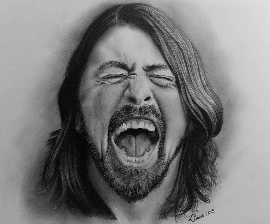 900x747 Drawing Of Dave Grohl Of In 2018 - Dave Grohl Sketch