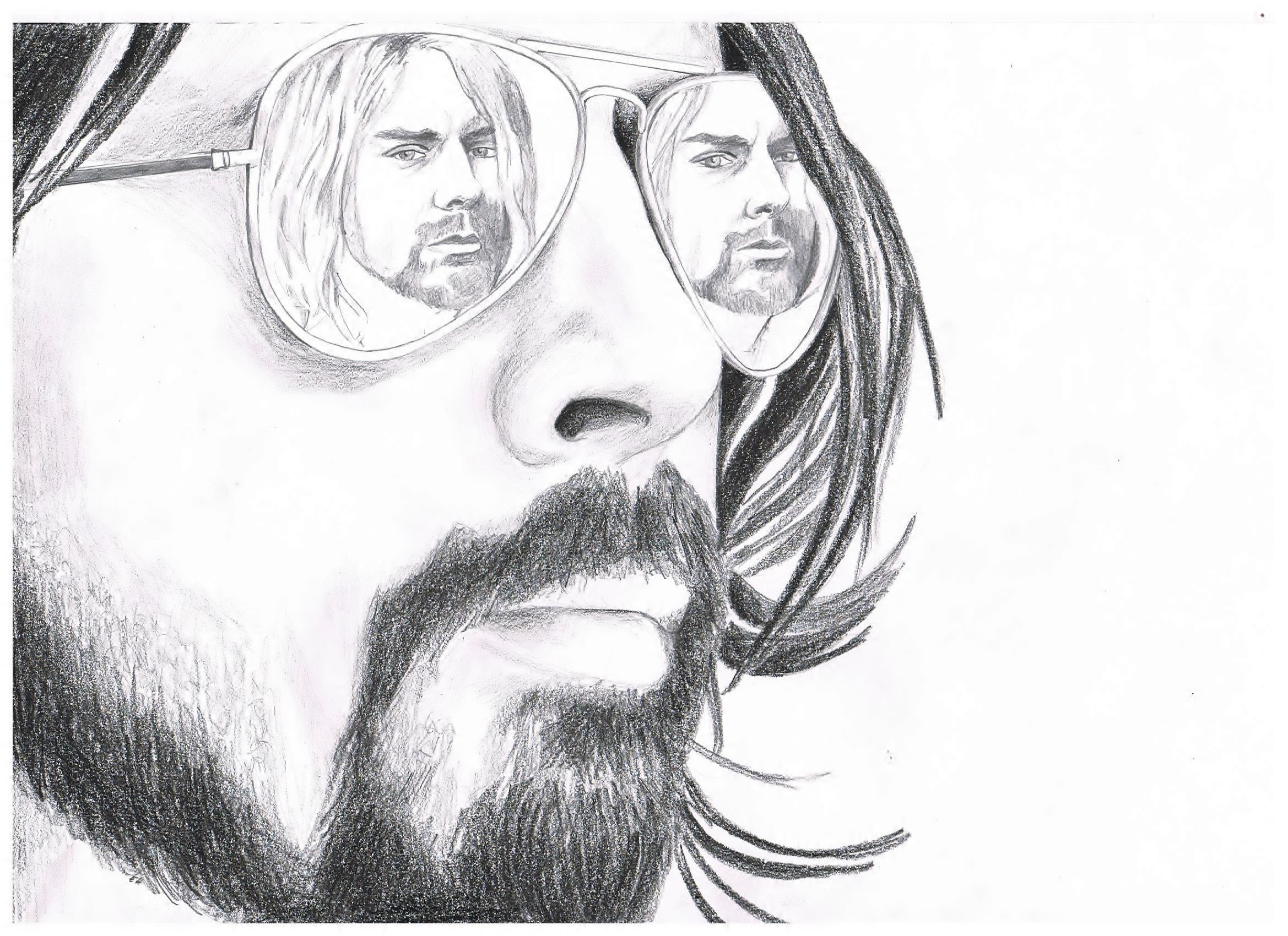 2338x1700 Grohl Kaelli - Dave Grohl Sketch