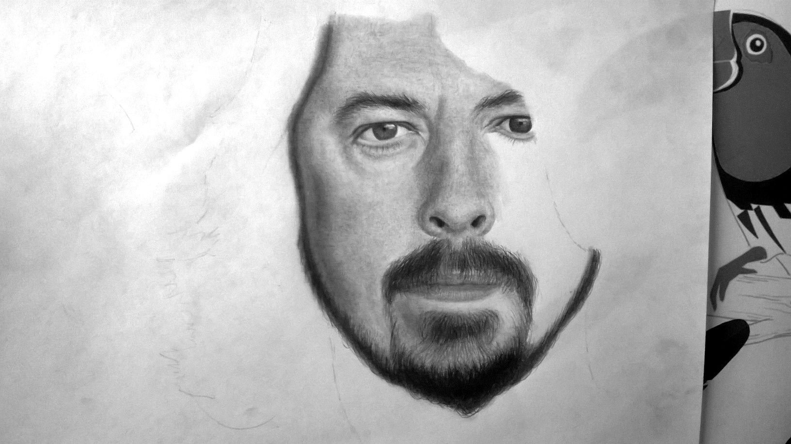 1632x916 I Drew Dave Grohl - Dave Grohl Sketch