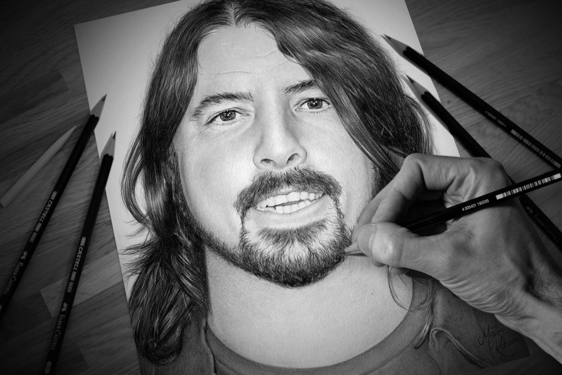 1920x1280 Speed Drawing Foo Fighters Dave Grohl. - Dave Grohl Sketch
