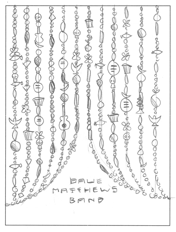 600x791 Dave Matthews And Tim Reynolds New Orleans Poster Dkng - Dave Matthews Sketches