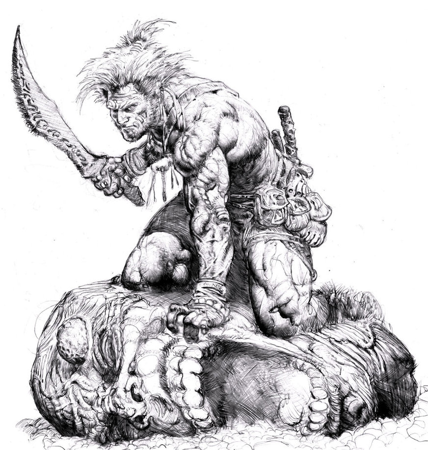 872x917 David And Goliath By Dannycruz4 - David And Goliath Sketch