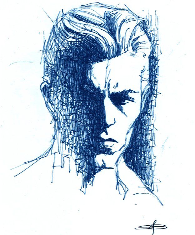 624x751 David Bowie Your Tributes To The Star Man - David Bowie Sketch