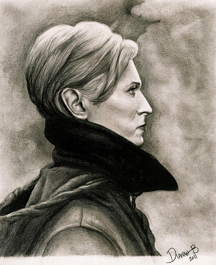 735x900 David Bowie - David Bowie Sketch