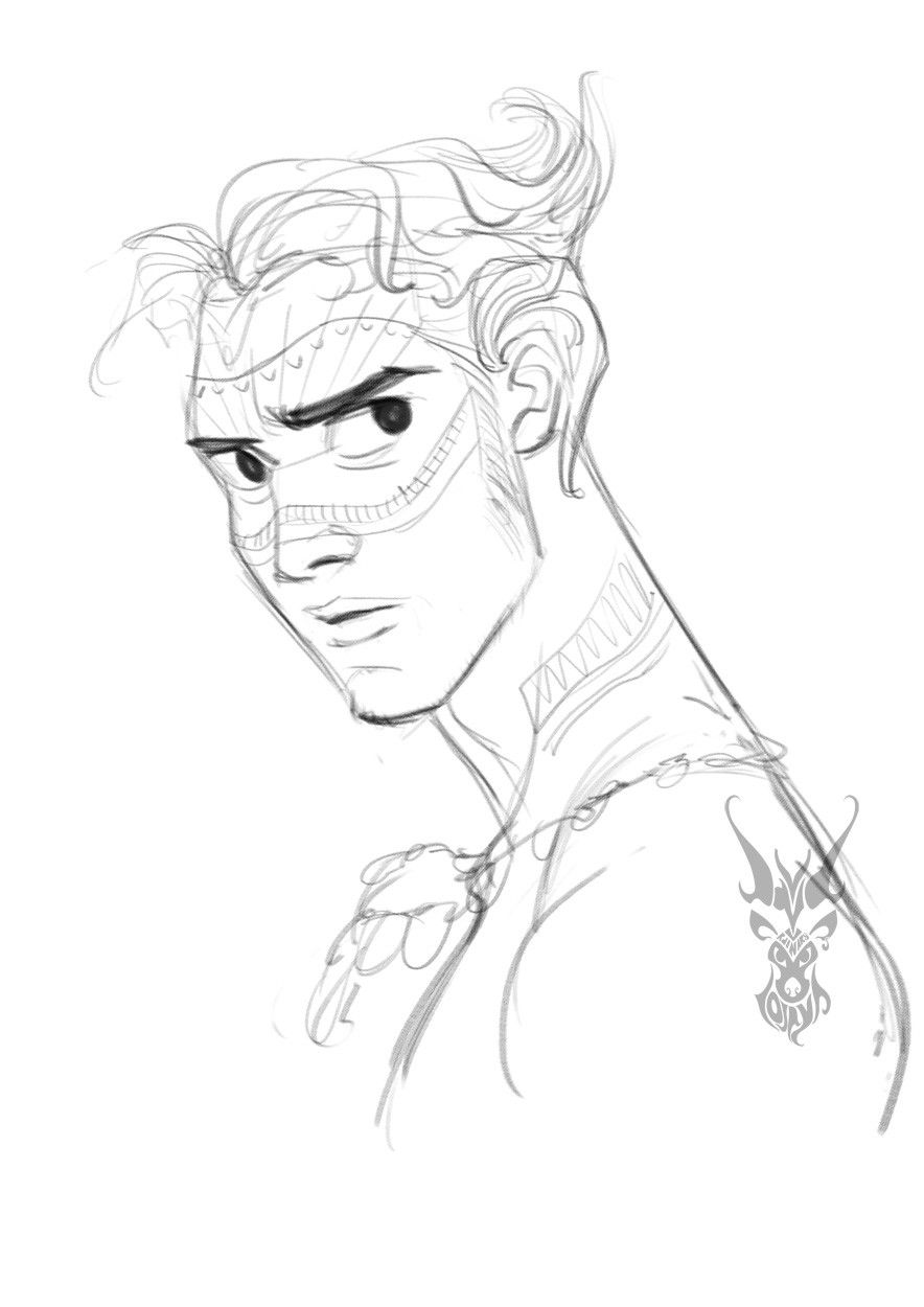 884x1250 Artstation - David Sketch