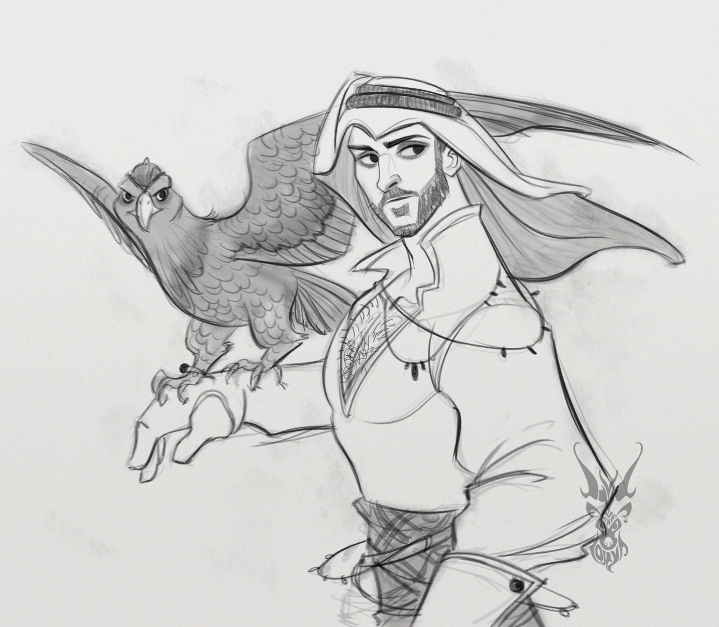 1432x1250 Artstation - David Sketch