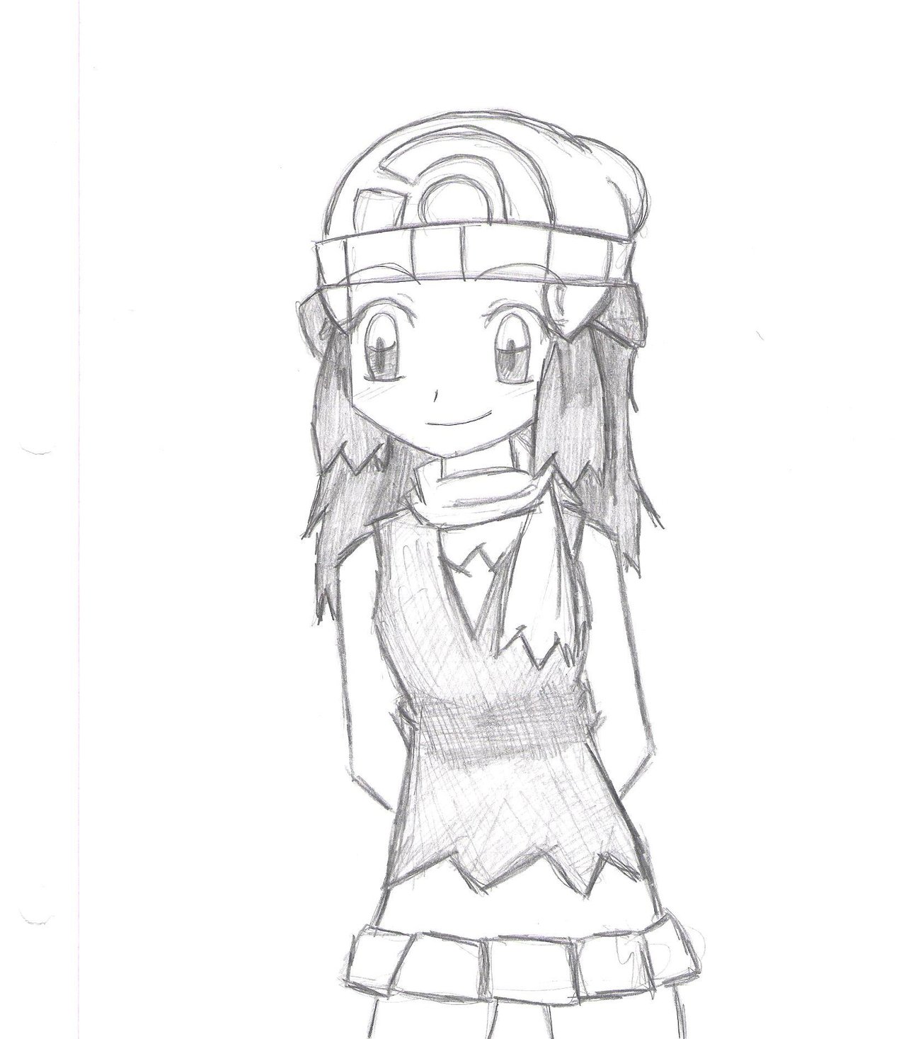 1280x1467 Pokemon Dawn Sketch By Lime Rai - Dawn Sketch